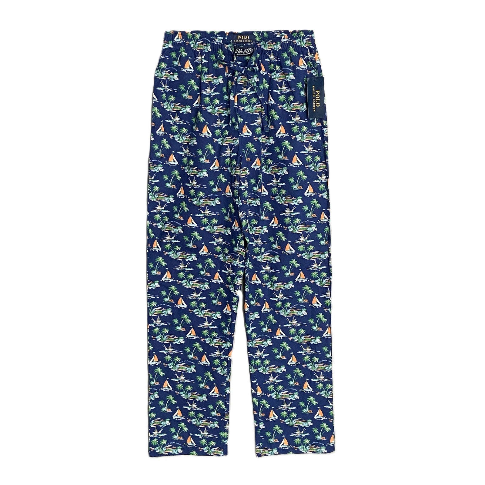 Polo Ralph Lauren Sleep Pant Men's Small Elastic Drawstring Waist Pockets