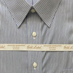 Roundtree & Yorke Shirt Big & Tall Men's 19 34/35 Blue Pinstripe Dress Shirt