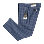 Ralph Lauren Dress Pant Men's 36x32 Ultraflex Trouser Classic Fit Blue Plaid