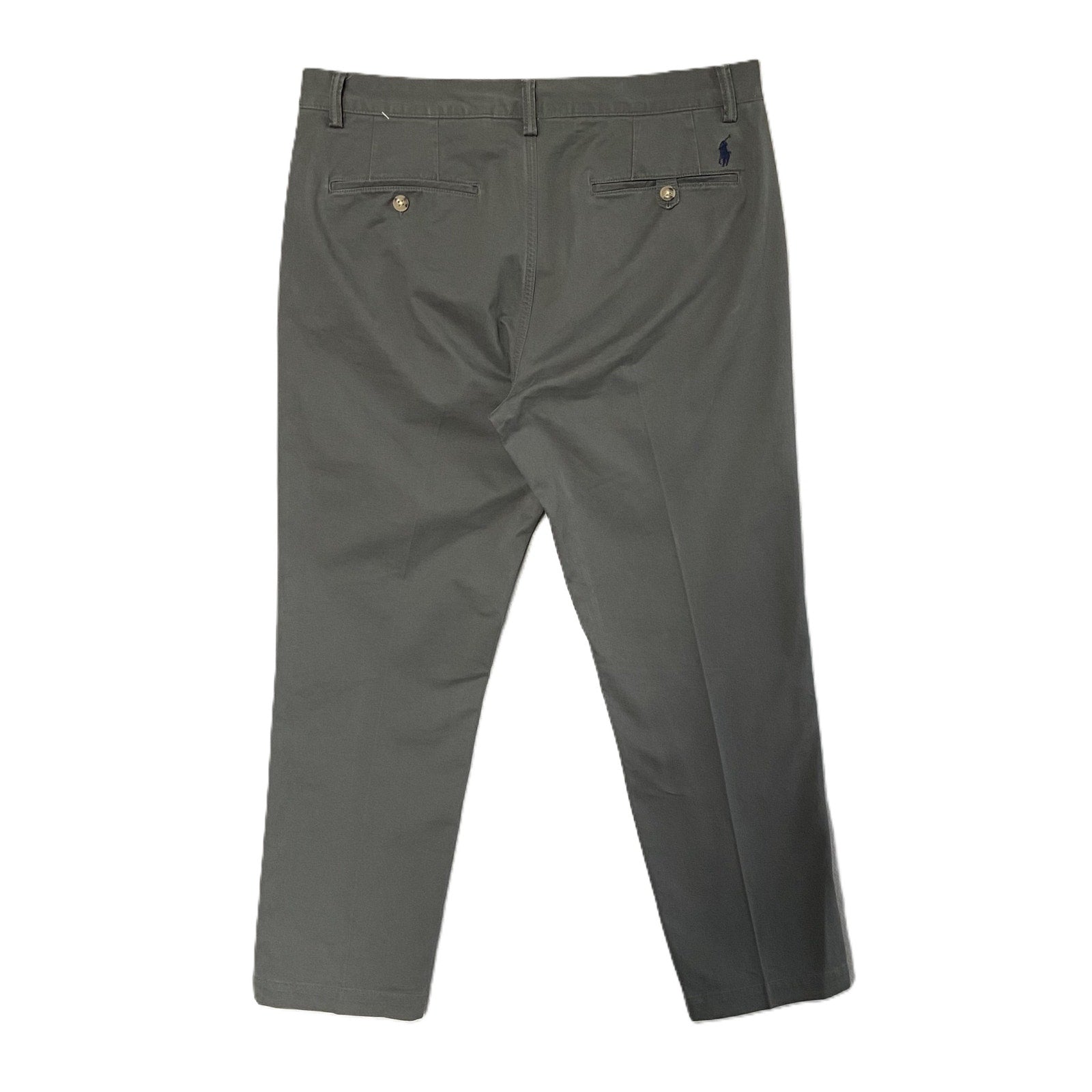 Polo Ralph Lauren Pants Men's 33"x30" Bedford Chino Flat Front Stretch Gray