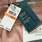 Perry Ellis Portfolio Pants Men's 33"x32" Slim Fit Dress Pant Stretch Salmon