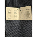 Brooks Brothers Sport Coat Men's 42 Short Blue Micro-Check Wool Blend