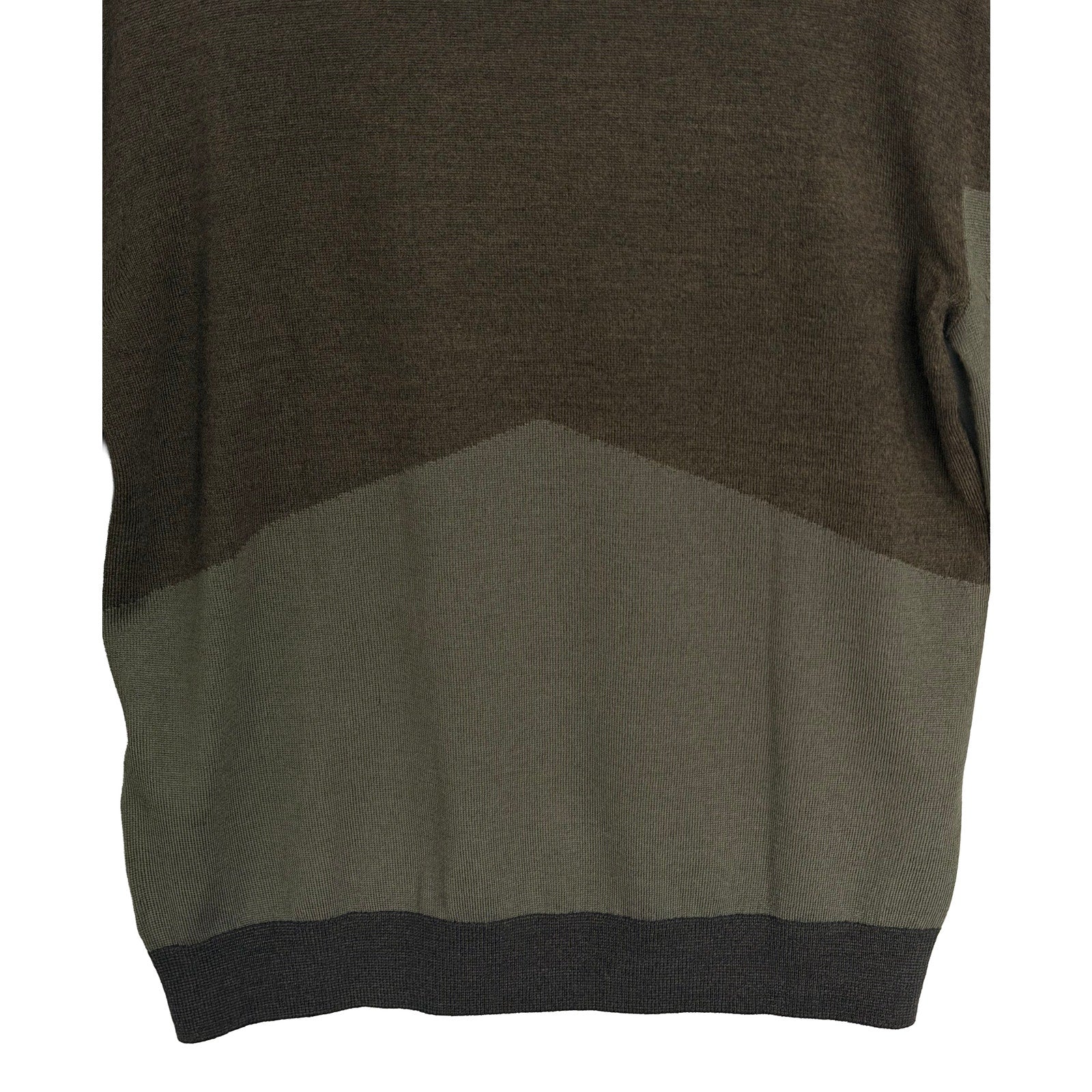 Armani Exchange Sweater Men's Small Crew Neck Lightweight Wool Color-Block