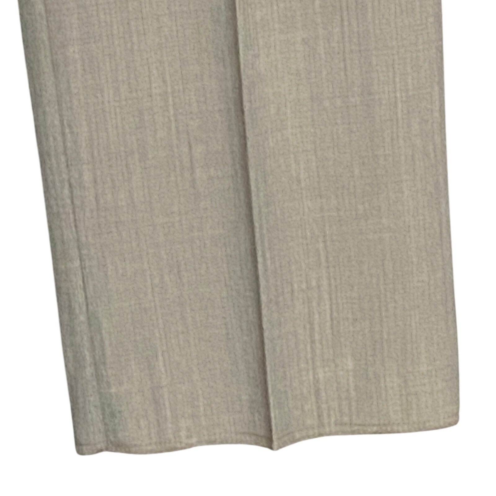 Armani Exchange Dress Pant Men's 32W Flat Front Raw Hem Stretch Wool Taupe