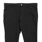 Michael Kors Men's 38x32 Parker Slim Fit Stretch Denim Pants Solid Black