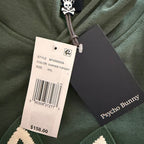 Psycho Bunny Harley Hoodie Men's XXL Knit Pullover Garden Topiary (Green)
