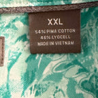 Daniel Cremieux Camp Shirt Men's XXL Pima Cotton Blend Button-Up Turquoise