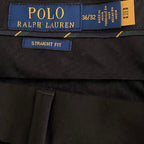 Polo Ralph Lauren Pants Men's 36"x32" Dress Trousers Straight Fit Black