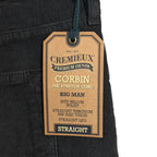 Daniel Cremieux Corduroy Pants Men's 46"x30" Straight Fit Stretch Charcoal