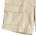 Roundtree & Yorke Shorts Men's 28W Cargo Shorts Classic Fit 7" Inseam Khaki