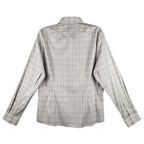 Calvin Klein Dress Shirt Men's Large Extra-Slim Fit Stain Shield Coral Plaid