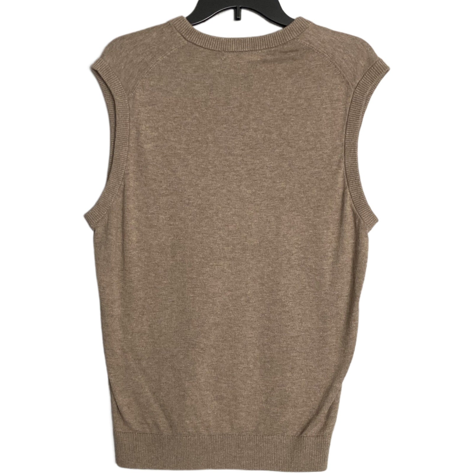 Daniel Cremieux Sweater Vest Men's Medium Supima Cotton Cashmere Brown