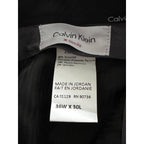 Calvin Klein Dress Pants Men's 36"x30" Slim Fit Jerome Flat Front Black