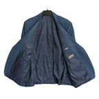 Michael Kors Sport Jacket Men's 50L Classic Fit Wool/Silk/Linen Blend Blue