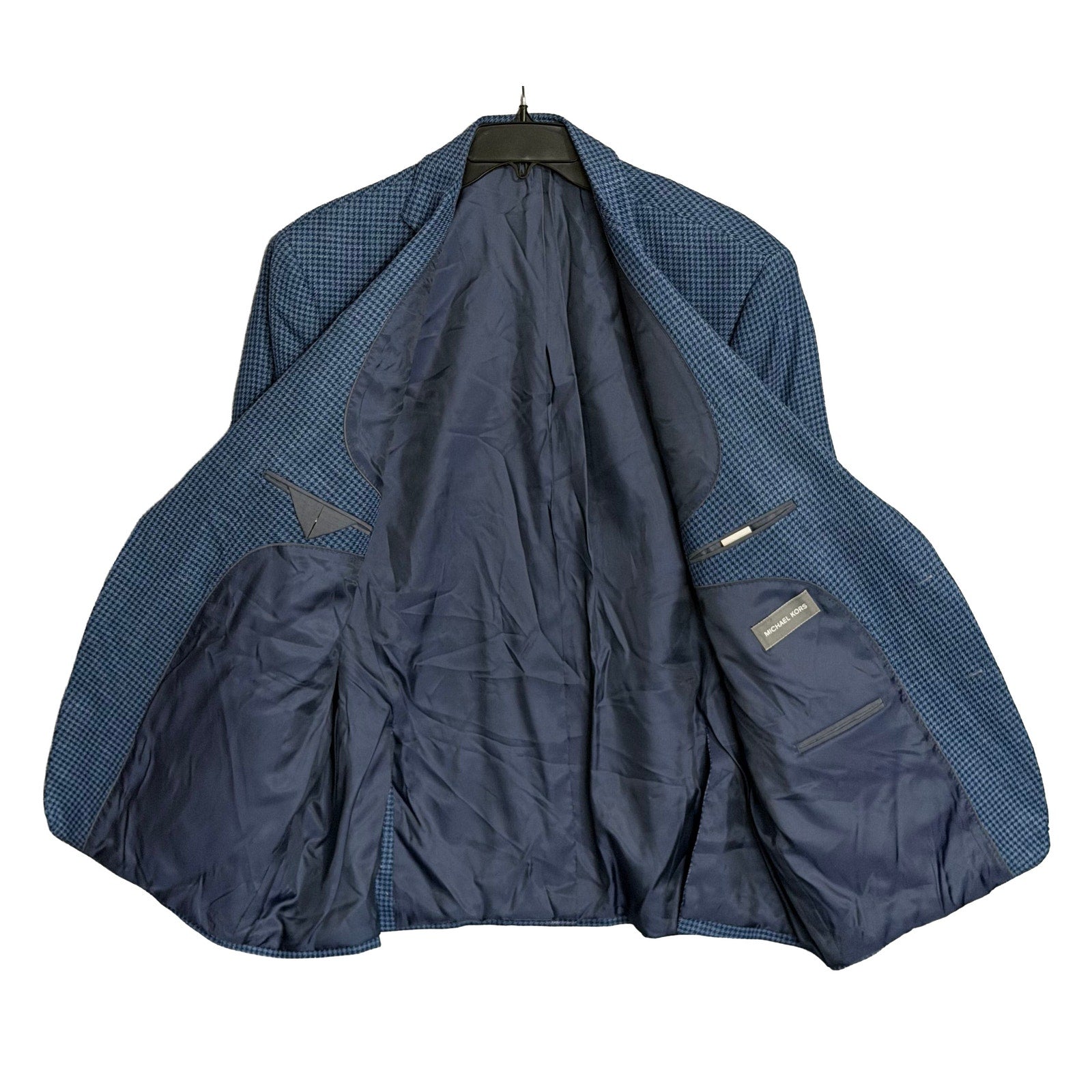 Michael Kors Sport Jacket Men's 50L Classic Fit Wool/Silk/Linen Blend Blue