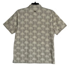 Tommy Bahama Polo Shirt Men's Medium "San Lucio Palm Lane Polo" Chinchilla