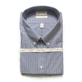Roundtree & Yorke Shirt Big & Tall Men's 20 36/37 Blue Check Dress Shirt