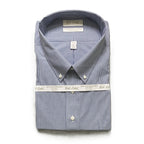 Roundtree & Yorke Shirt Big & Tall Men's 20 36/37 Blue Check Dress Shirt