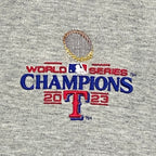 Tommy Bahama Men's XL Texas Rangers 2023 World Series Polo Pima Cotton Grey