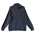 Faherty Legend Lounge Sweater Hoodie Men's XXL Organic Cotton Navy Twill