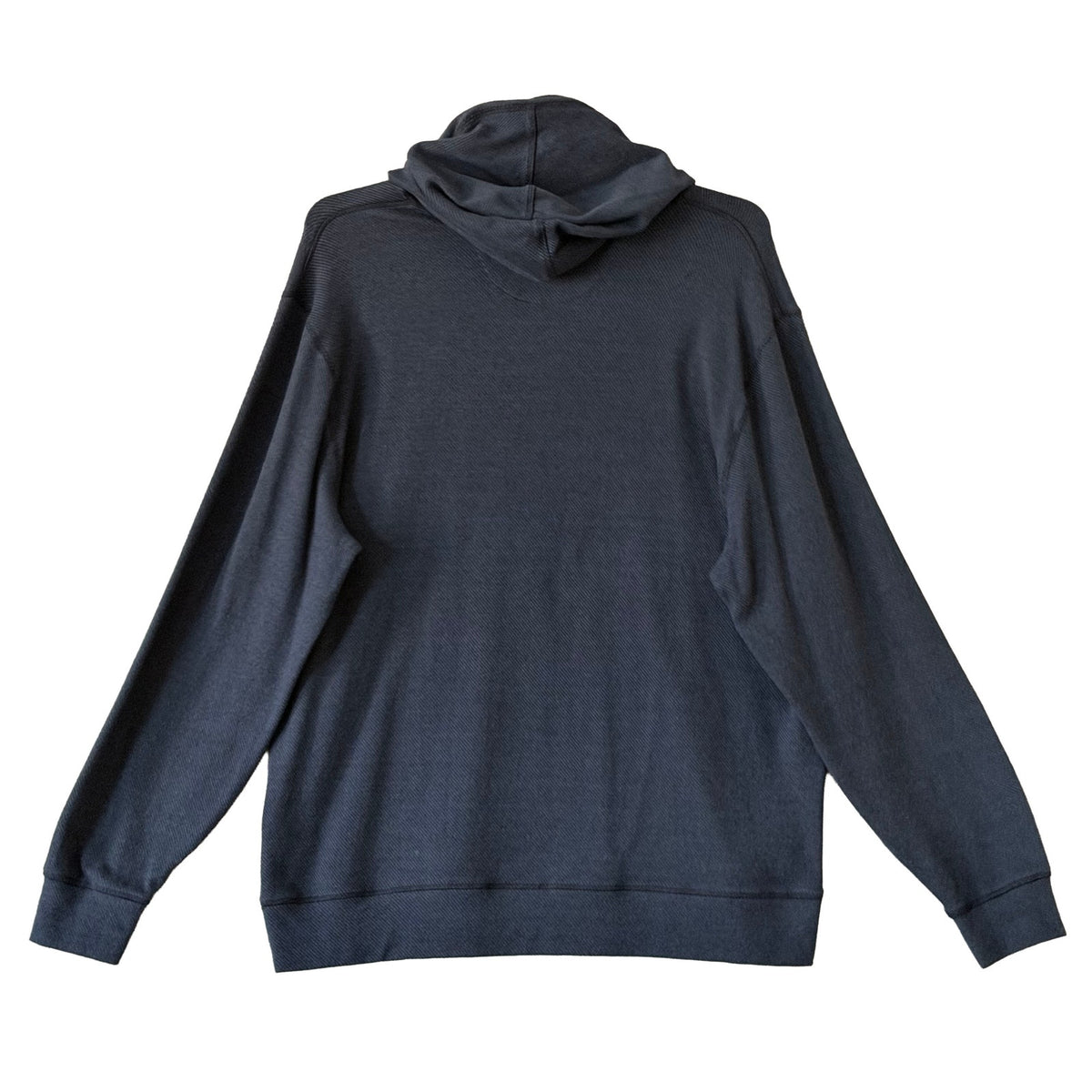 Faherty Legend Lounge Sweater Hoodie Men's XXL Organic Cotton Navy Twill