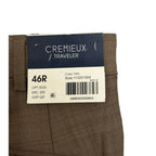 Daniel Cremieux Dress Pant Men's 46R Traveler Raw Hem Comfort Waist Tan