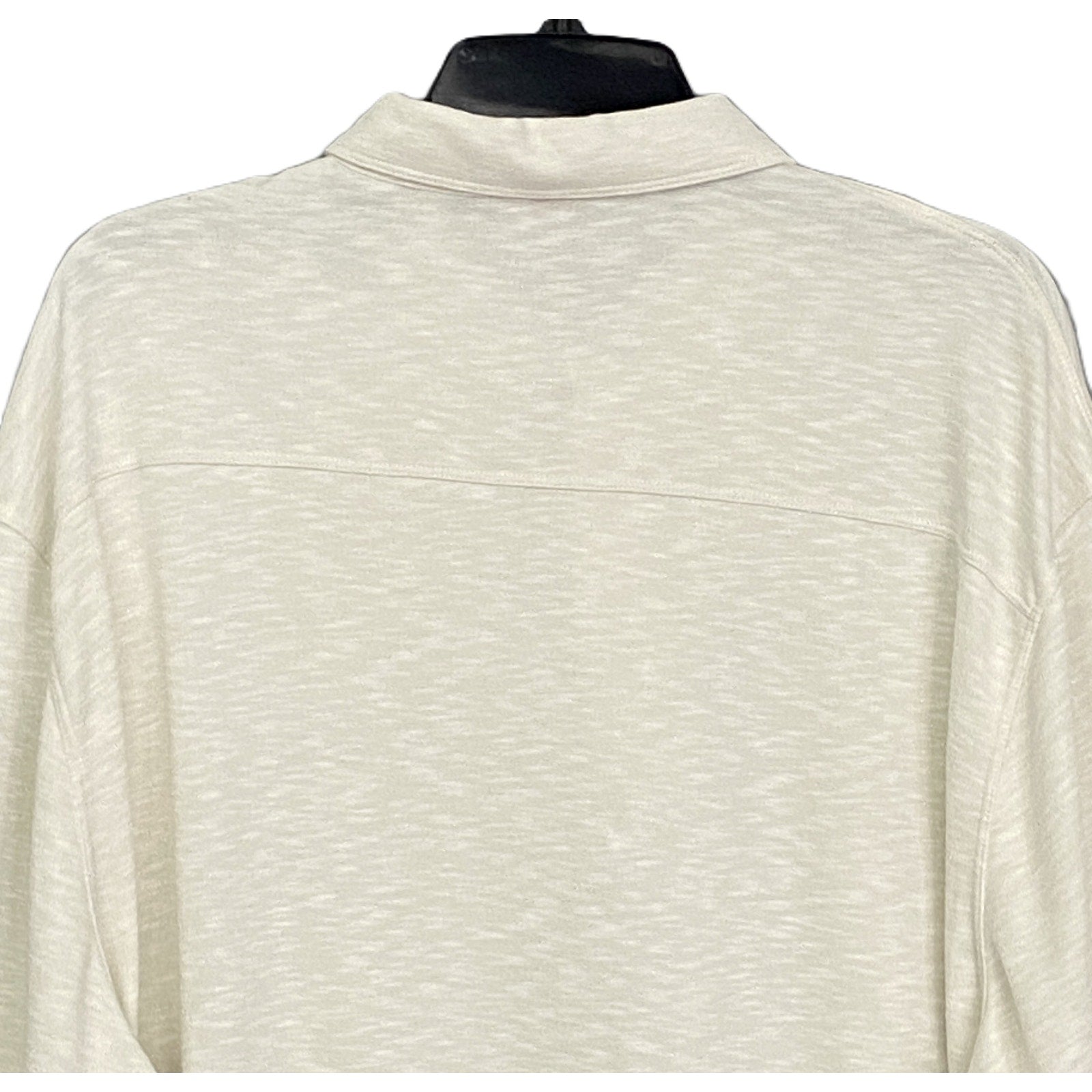 Roundtree & Yorke Men's Big & Tall XXL Long Sleeve Polo Shirt Cream