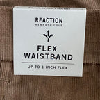 Kenneth Cole Reaction Pants Men's 34x32 Pant Slim Fit Stretch Corduroy Camel