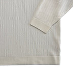 Murano Comfort Luxe Textured Sweater Men's 4XT Big & Tall Crew Neck Cream