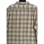 The Normal Brand Shirt Men's XL Hudson Double Brushed Flannel Cream Plaid