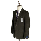 Nautica Sport Coat Men's 42 Long Corduroy Modern Fit Stretch Dark Olive