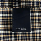 Hart Schaffner Marx Sleepwear Men's Large Pajama Set Brown Plaid