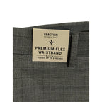 Kenneth Cole Dress Pants Men's 32"x29" Stretch Slim Fit Heather Gray Plaid