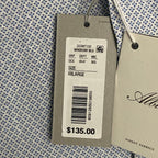 Daniel Cremieux Linen Shirt Men's XXL Signature Albini Fabrics Blue & White