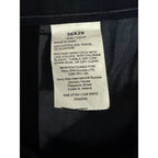 Perry Ellis Portfolio Pants Men's 36"x29" Slim Fit Dress Pant Solid Black
