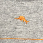 Tommy Bahama Polo Shirt Men's Large Island Zone Pima Cotton Gray Heather