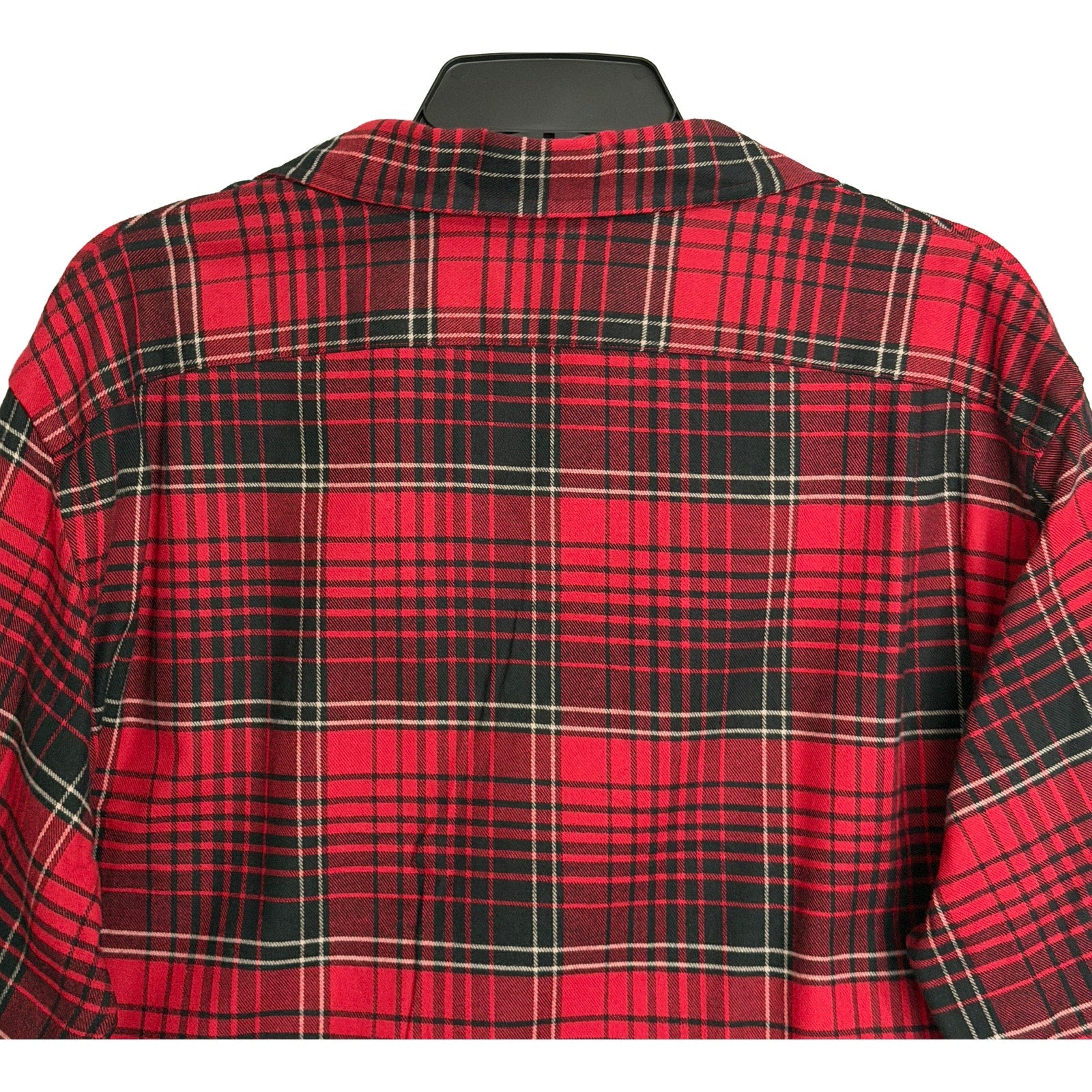 Polo Ralph Lauren Men's Large Performance Camp Shirt Classic Fit Red Black