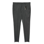 Armani Exchange Dress Pant Men's 40W Flat Front Raw Hem Stretch Wool Gray