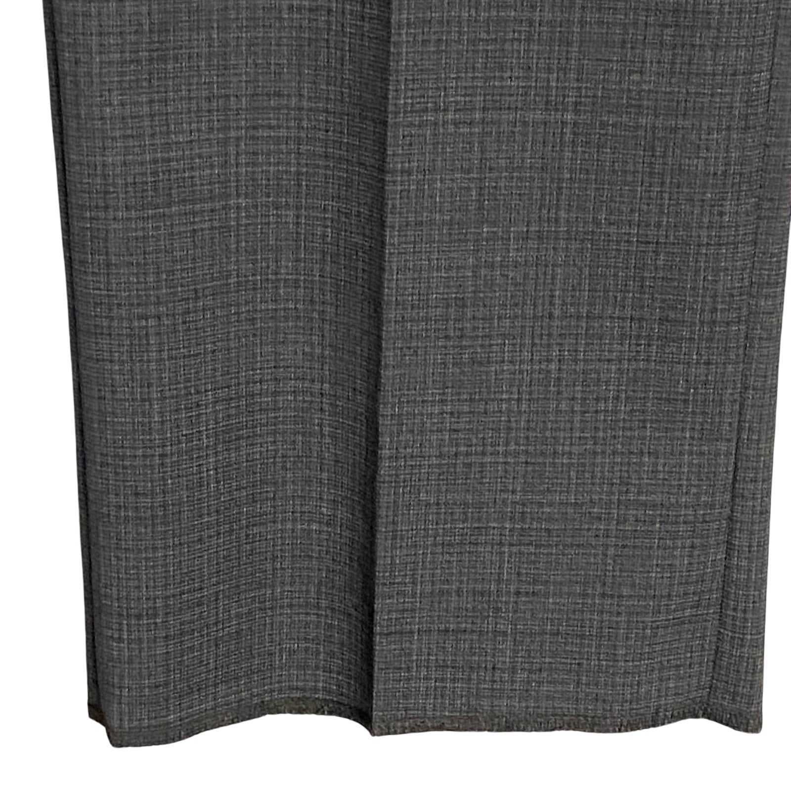 Daniel Cremieux Dress Pant Men's 46R Traveler Raw Hem Comfort Waistband Grey