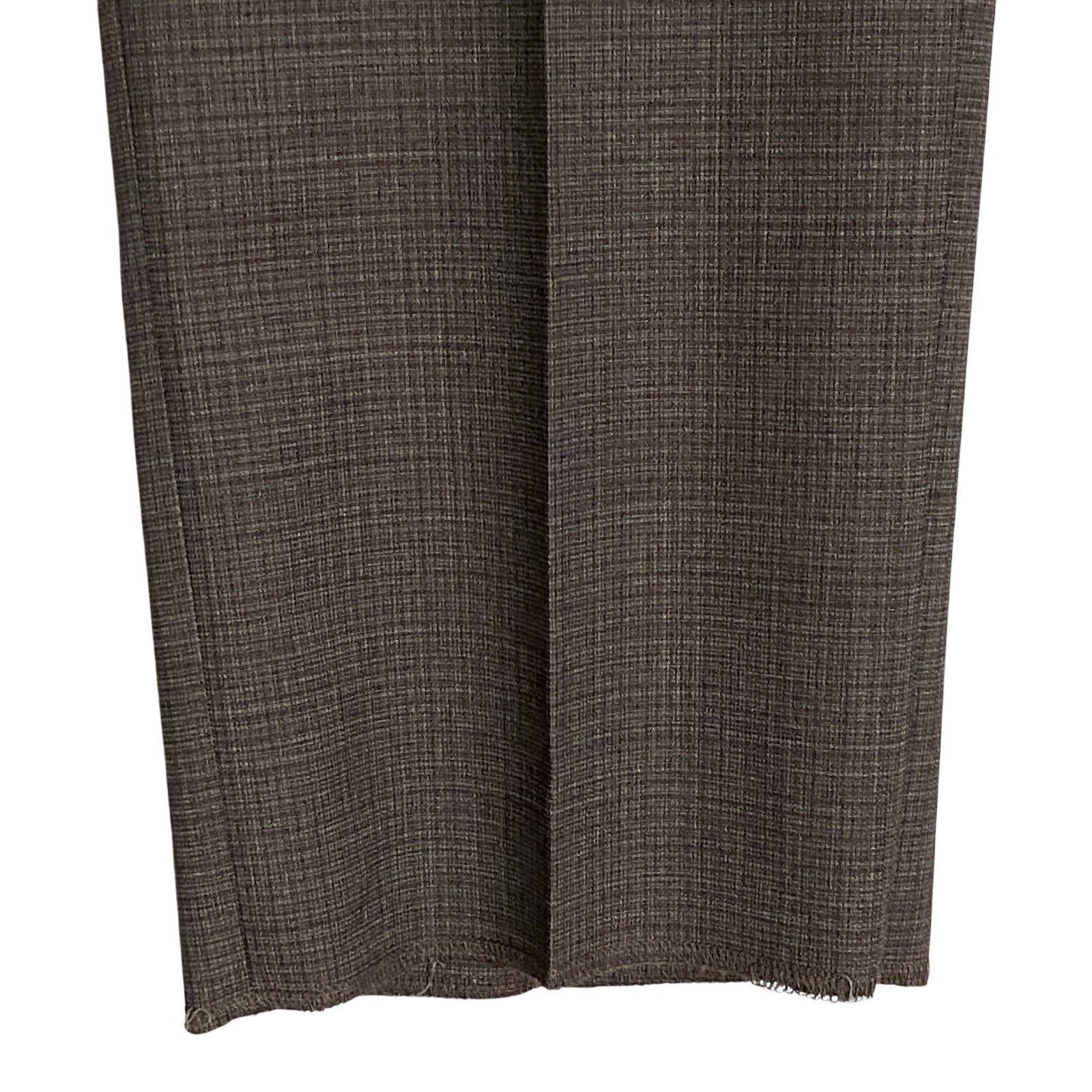 Daniel Cremieux Dress Pants Traveler Men's 46R Raw Hem Comfort Waistband Tan