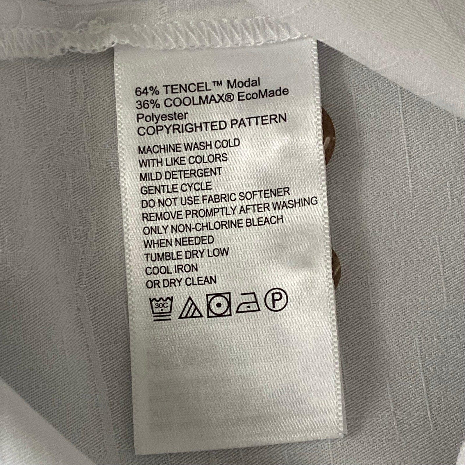 Tommy Bahama Shirt Men's Small "Coconut Point Palm Isle" Short Sleeve White