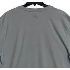 Tommy Bahama V-Neck Tee Men's XXL "Bay Stripe V-Neck" Anchor Grey