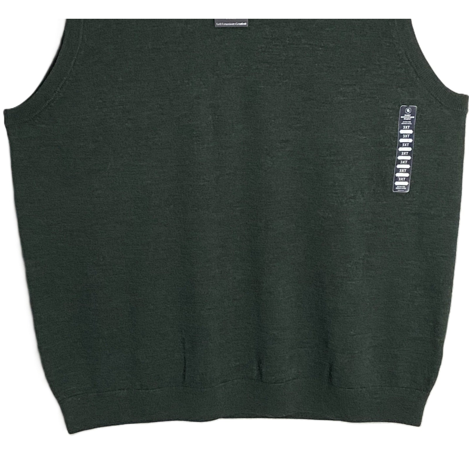 Hart Schaffner Marx Merino Wool Vest Men's 3XT Big & Tall Dk Spruce Heather
