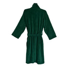 Nautica Plush Fleece Robe Men's One Size Pockets Tidal Green