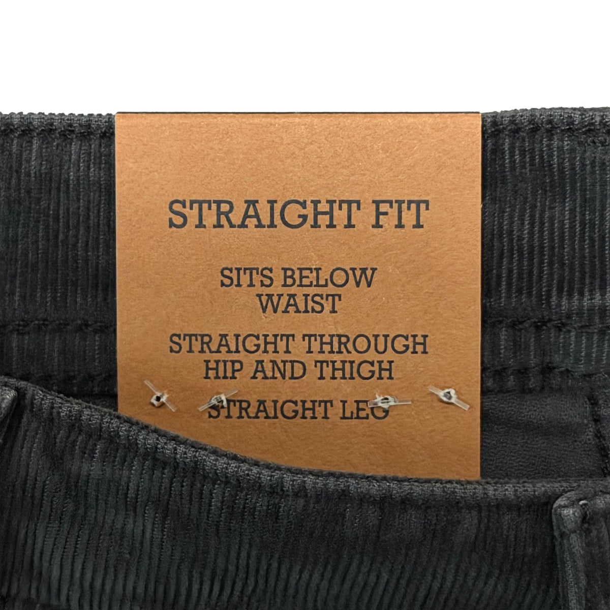 Daniel Cremieux Corduroy Pants Men's 44"x34" Straight Fit Stretch Charcoal