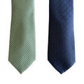 Perry Ellis Portfolio Ties Lot of 2 Men's Green Bartolle Mini & Navy Raynor Geo