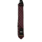 Boss Men's Slim 2.36" Tie 100% Silk Red Floral Print Made in Italy