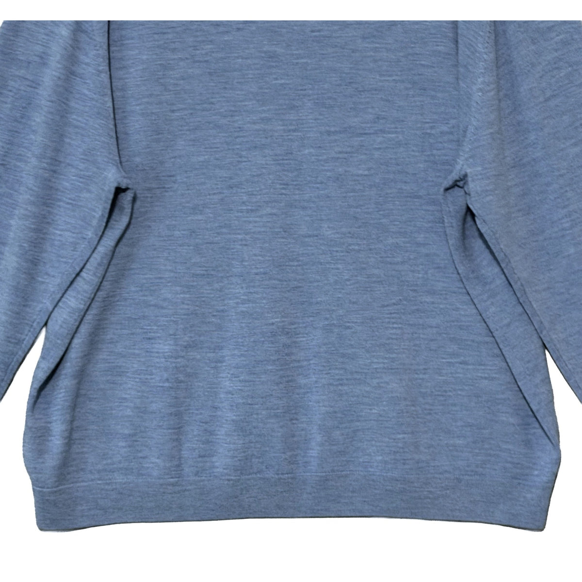 Hart Schaffner Marx Sweater Men's 3XB Big & Tall V-Neck Merino Wool Lt Blue