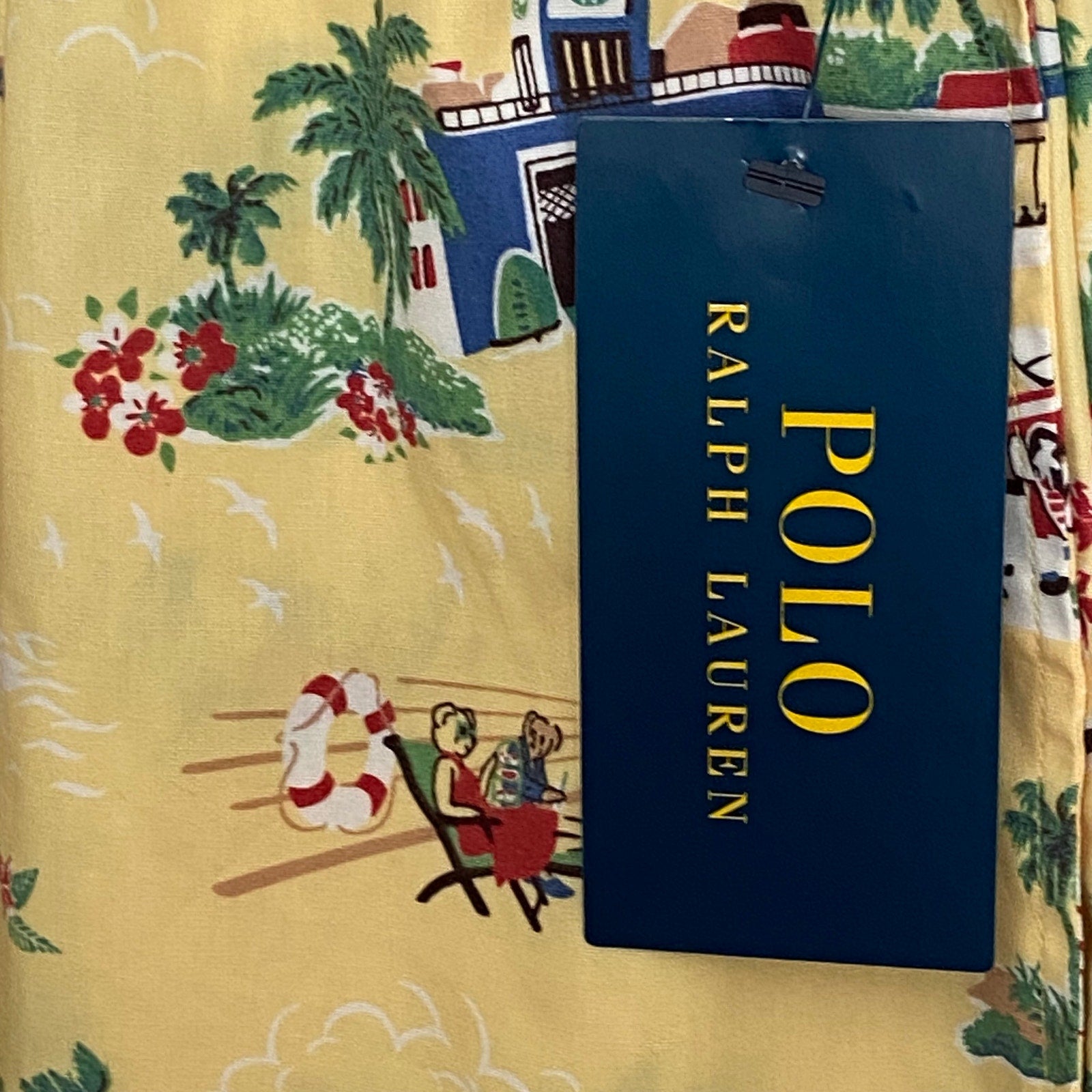 Polo Ralph Lauren Sleepwear Shorts Men's Small Tropical Drawstring Waist