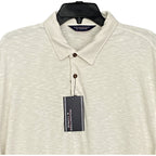 Roundtree & Yorke Men's Big & Tall XXL Long Sleeve Polo Shirt Cream